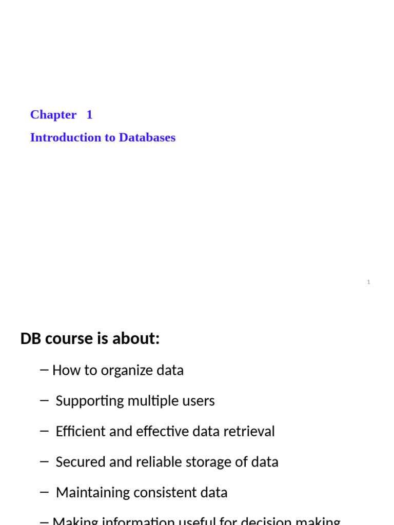 Introduction to Database Systems Basics | PDF | Databases | Scalability