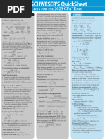 Cfa 2025 Level I Schweser Quicksheet 1-3-8669 Taptin0 | PDF | Debt