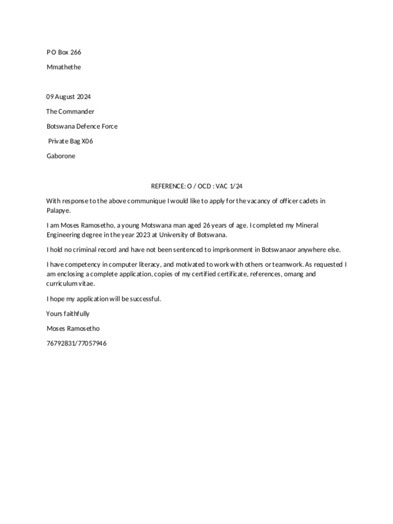 Moses Application 2 | PDF