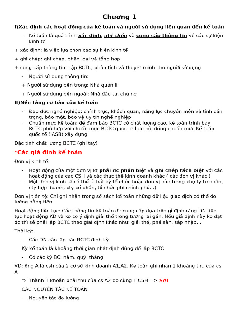 Chương 1 NLKT | PDF