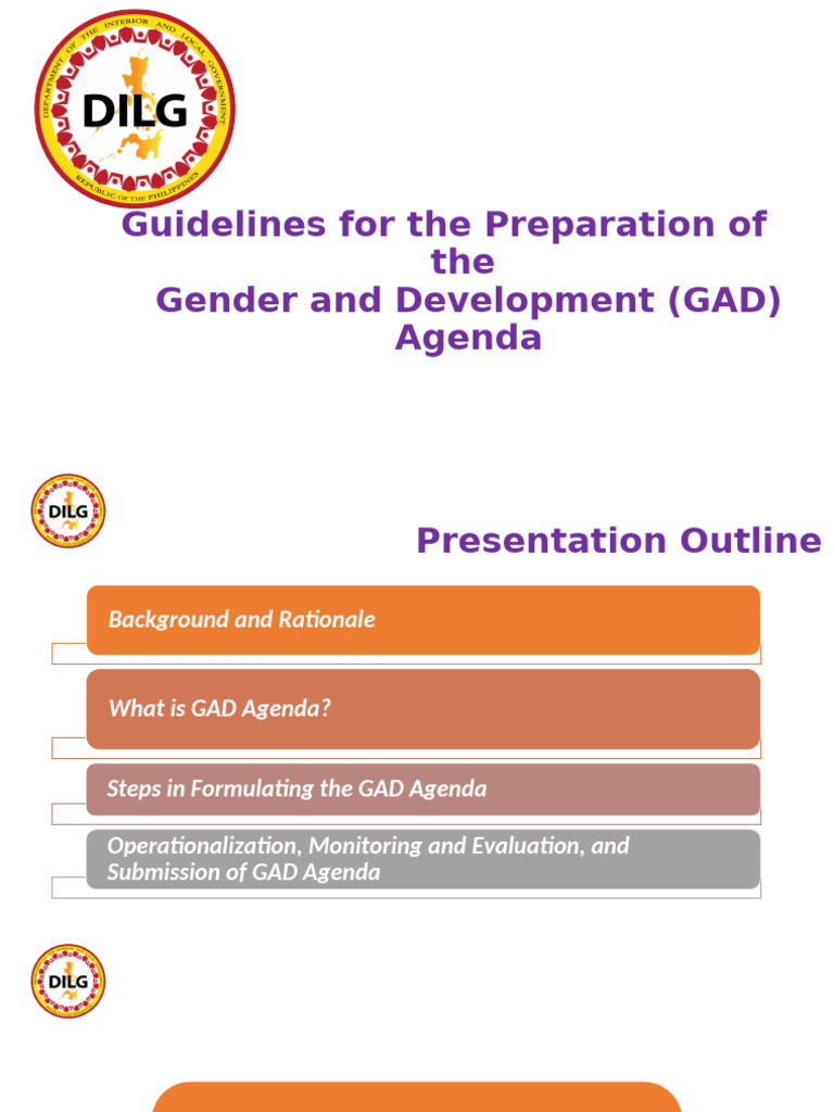 GAD Agenda Preparation Guidelines | PDF | Gender And Development