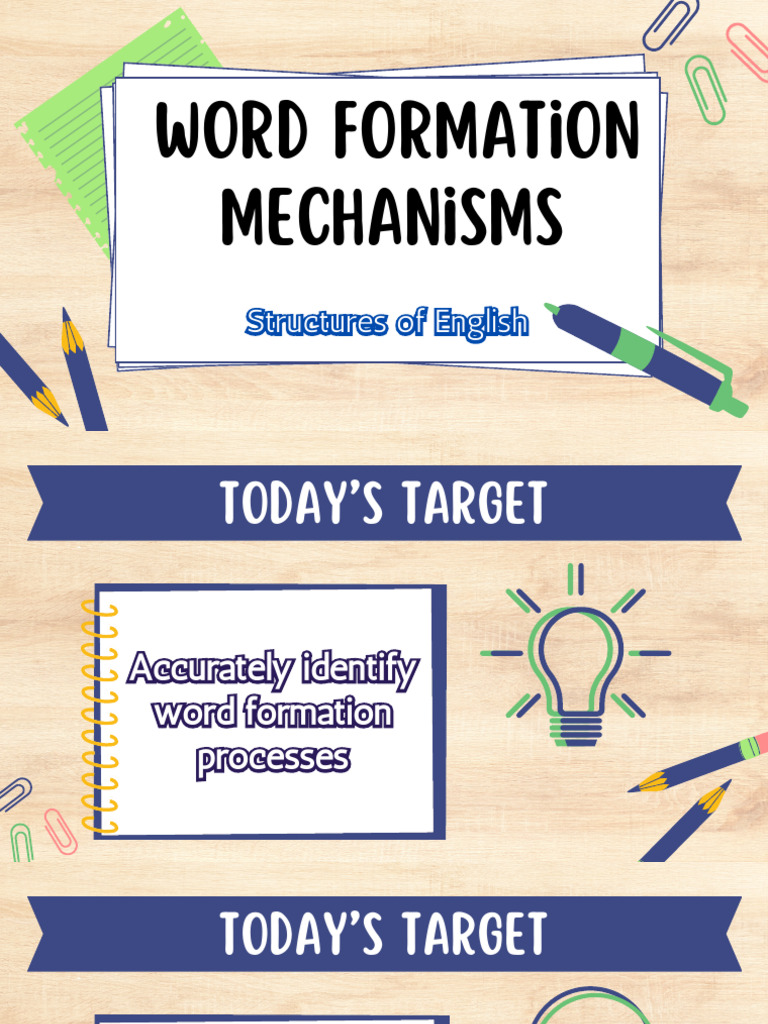 English Word Formation Processes | PDF | Word | Acronym