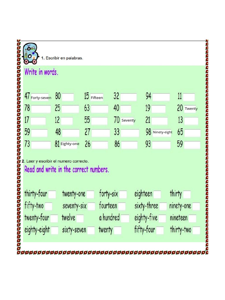 2nd Grade Ordinal Numbers Worksheet | PDF