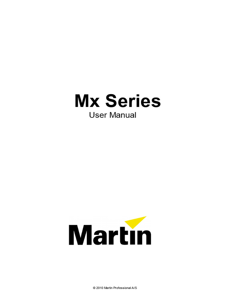 MX Series: User Manual | PDF | Software | Computing