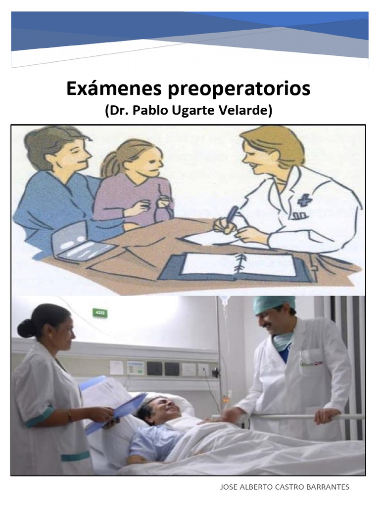 Exámenes Preoperatorios - (Dr. Pablo Ugarte Velarde) - Desbloqueado ...