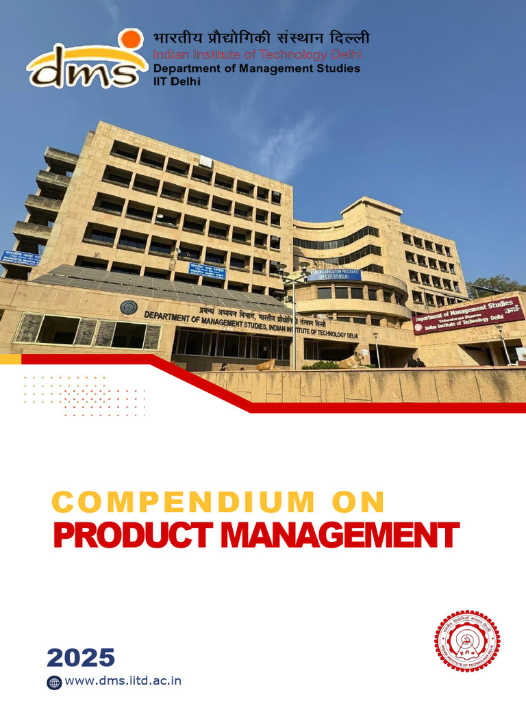 IT Prodman Compendium DMS IIT Delhi 2025 | PDF | Agile Software ...