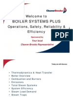 Welcome To Operations, Safety, Reliability & Efficiency: Boiler Systems Plus