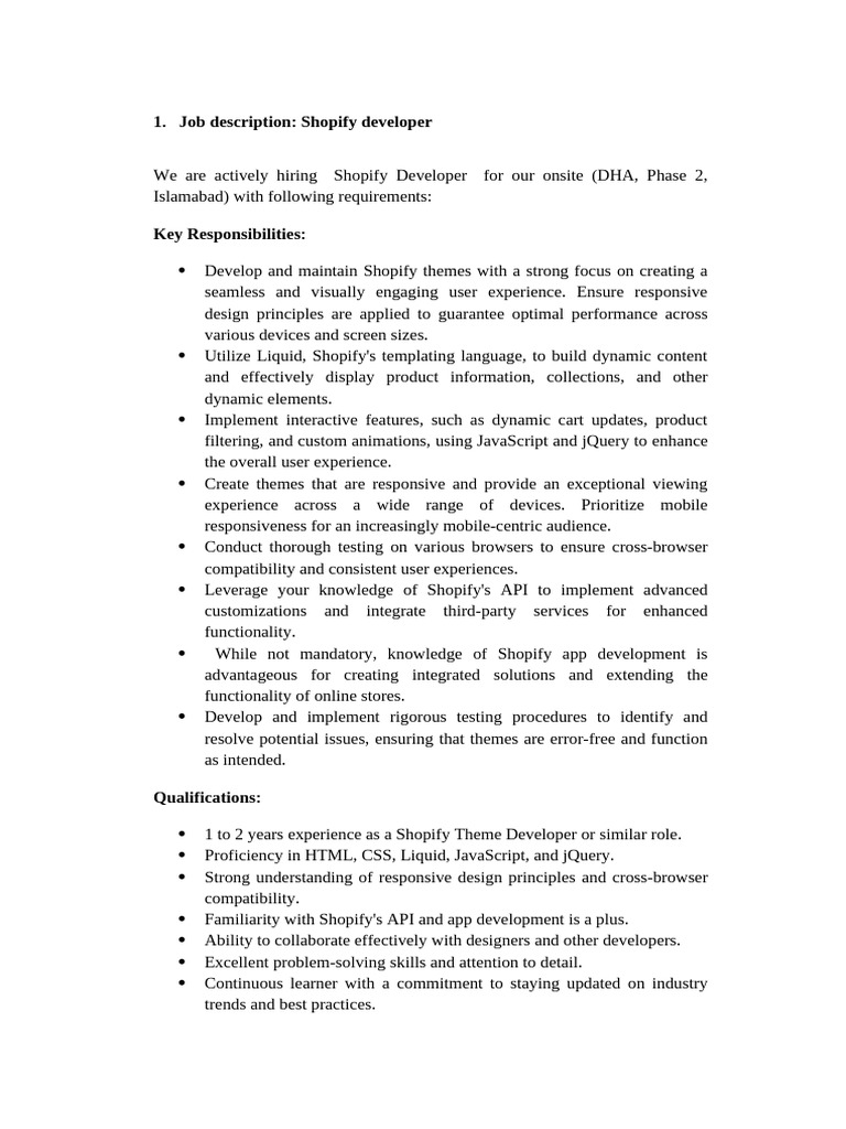 Shopify Developer Roadmap To 100k Usd | PDF
