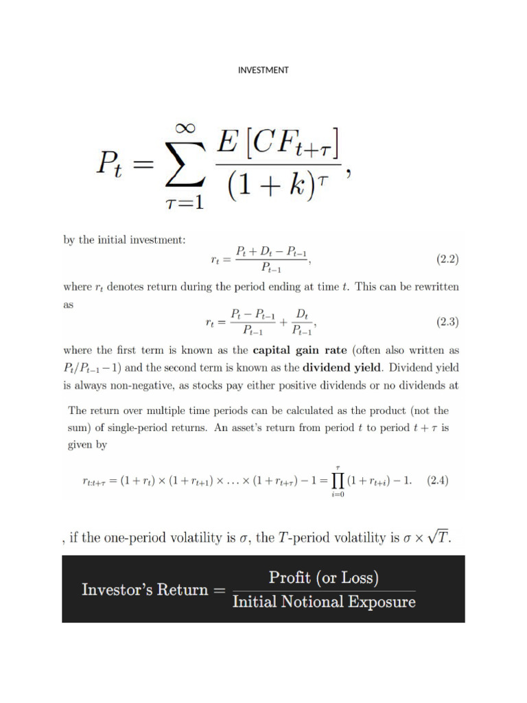 INVESTMENT | PDF
