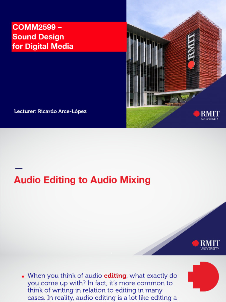 Audio Editing and Mixing Techniques | PDF | Sound | Equalization (Audio)