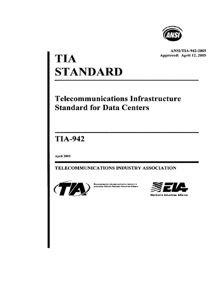 Ansi Tia 942 2005 | PDF