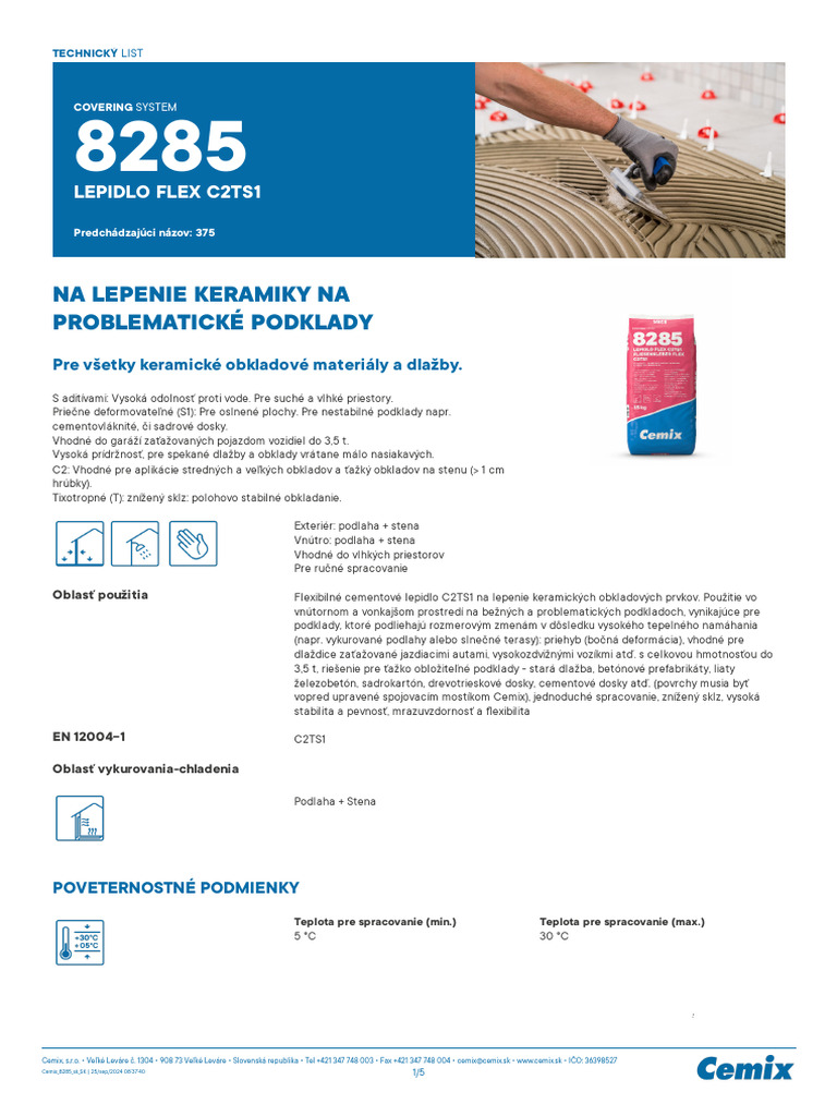 cemix-8285-sk-sk | PDF