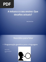 A Leitura e o Seu Ensino InesSimSim_Nov09
