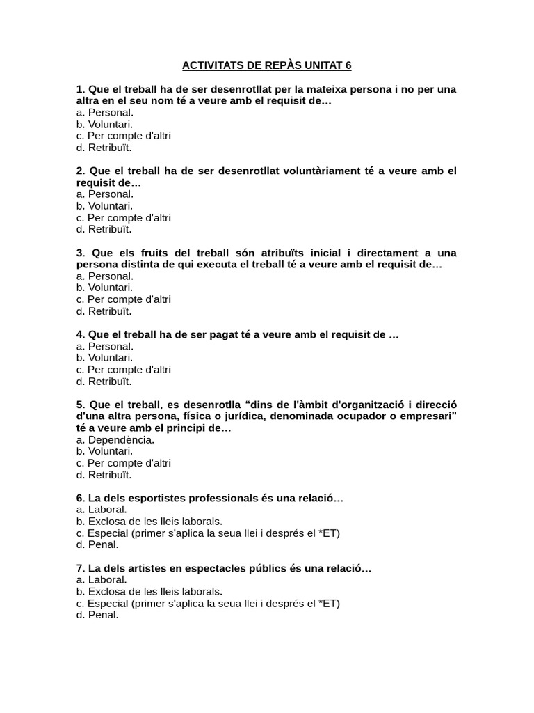 Actvs Repã S T6 Ipo I Val | PDF