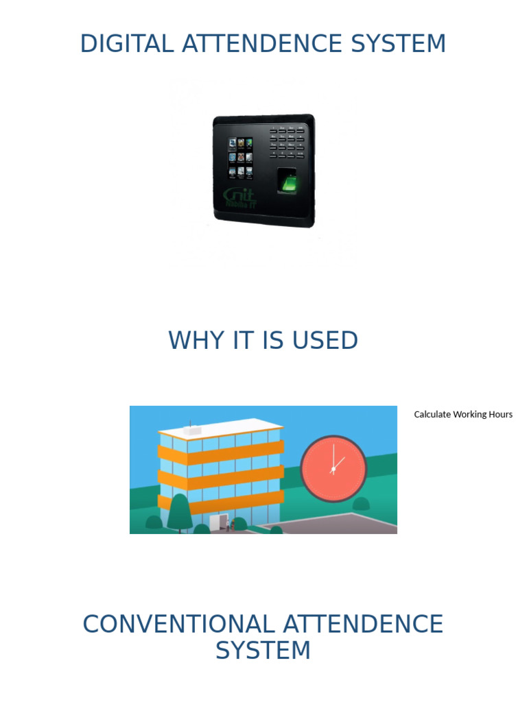 Digital Attendance System Overview | PDF | Biometrics | Fingerprint