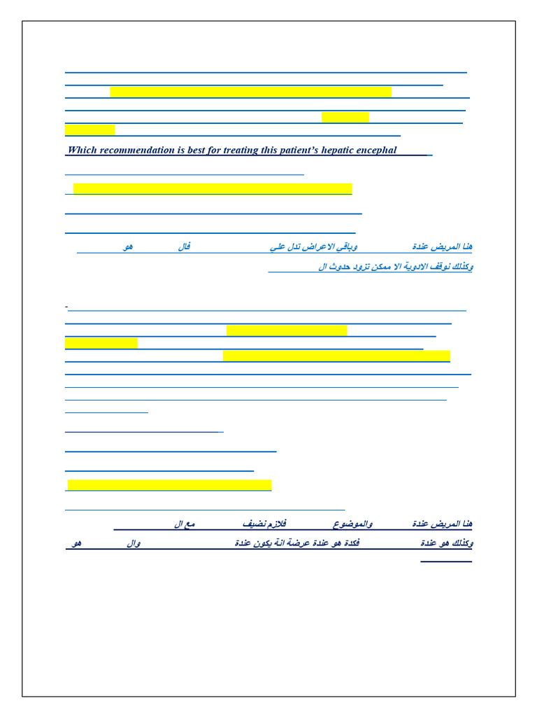 Liver Case and Note | PDF | Cirrhosis | Clinical Medicine