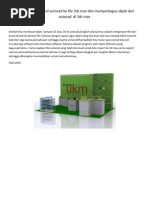 Download Mengimport File Hasil Autocad Ke File 3ds Max Dan Memperbagus Objek Dari Autocad Di 3ds Max by Nanang Sifaq SN83128264 doc pdf