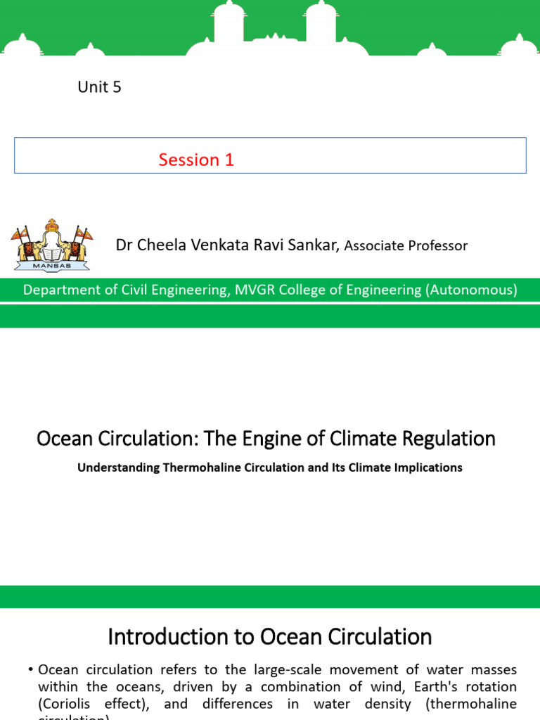 Ocean Circulation and Climate Change Insights | PDF | Climate Change ...