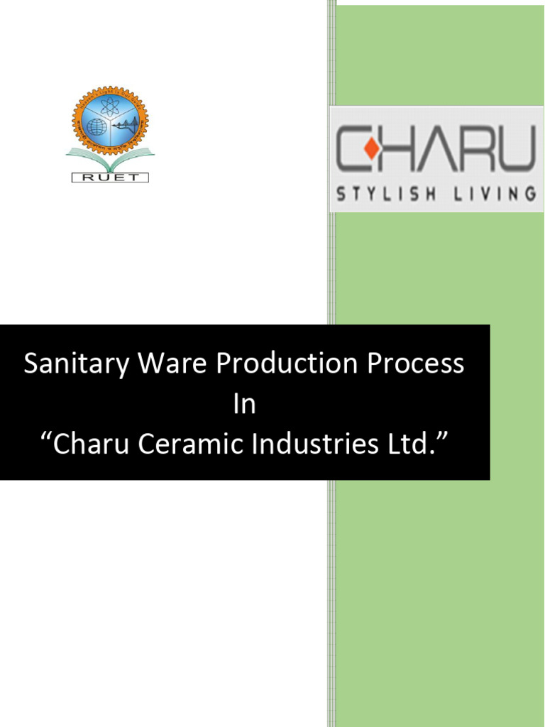 Sanitary Ware Production at Charu Ceramics | PDF | Mill (Grinding ...