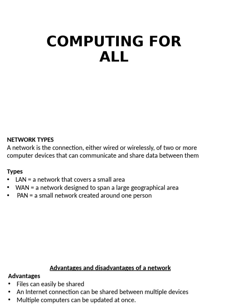 COMPUTING FOR ALL | PDF