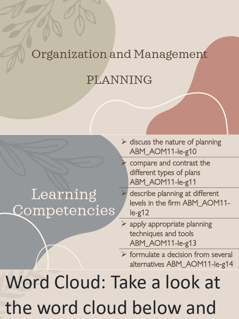 Lesson 6 Planning (1) | PDF | Goal | Strategic Planning