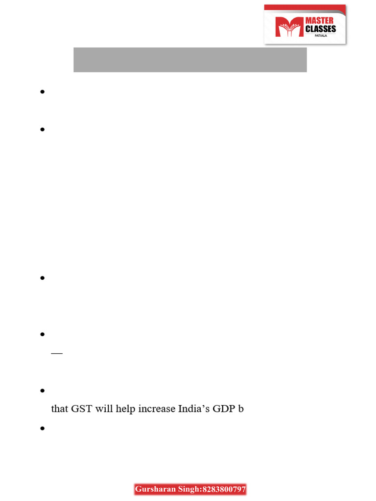 gst | PDF | Taxes | Value Added Tax