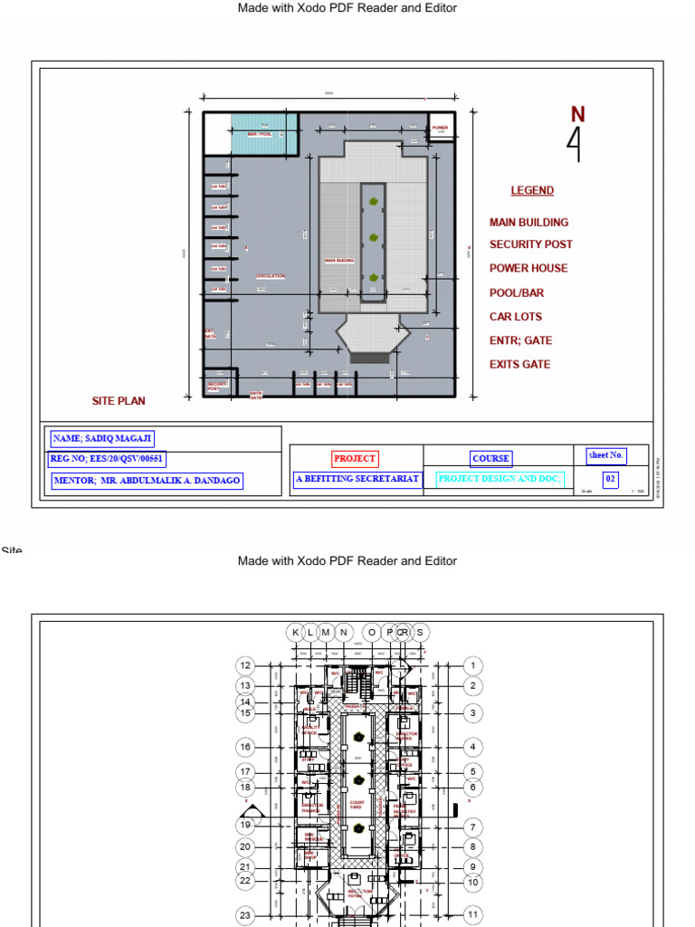 Proposed Secretariat Block Design | PDF | Computer Aided Design ...