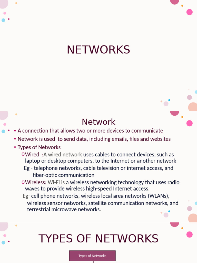 Understanding Network Types: PAN, LAN, WAN | PDF | Computer Network ...