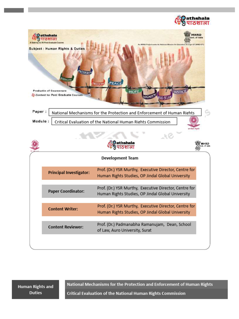 NHRC | PDF | Human Rights | Justice