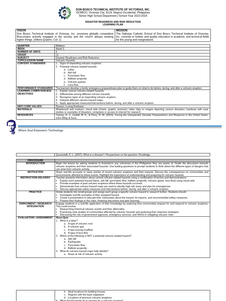 5 Volcanic Hazards Pdf Volcano Types Of Volcanic Eruptions