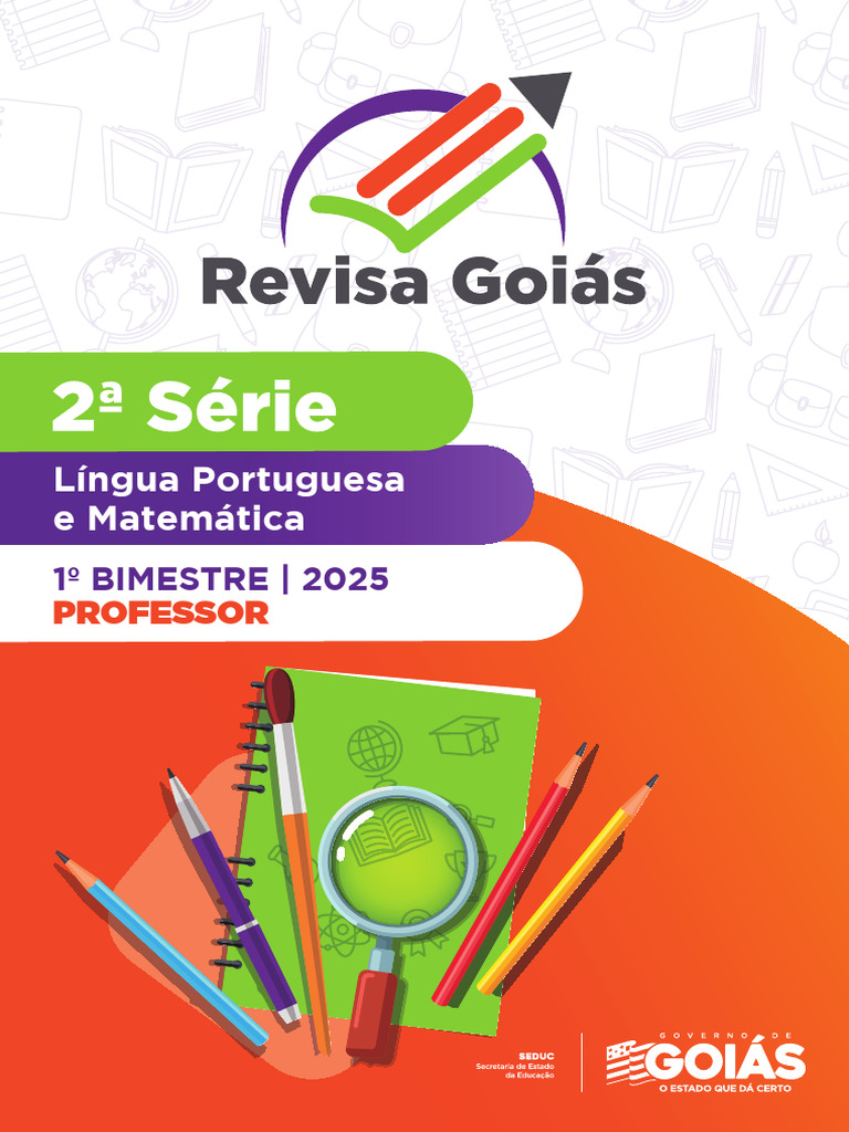 Revisa Goias 2 Serie LP e Mat 1º Bimestre Professor | PDF | Triângulo ...