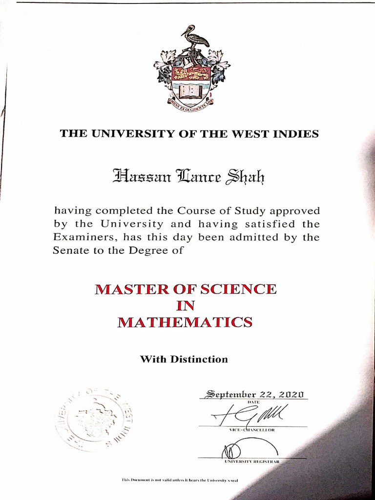 MSC Degree | PDF
