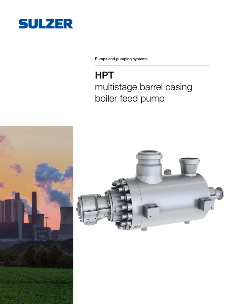 HPT Multistage Barrel Casing E00616 | PDF | Pump | Bearing (Mechanical)