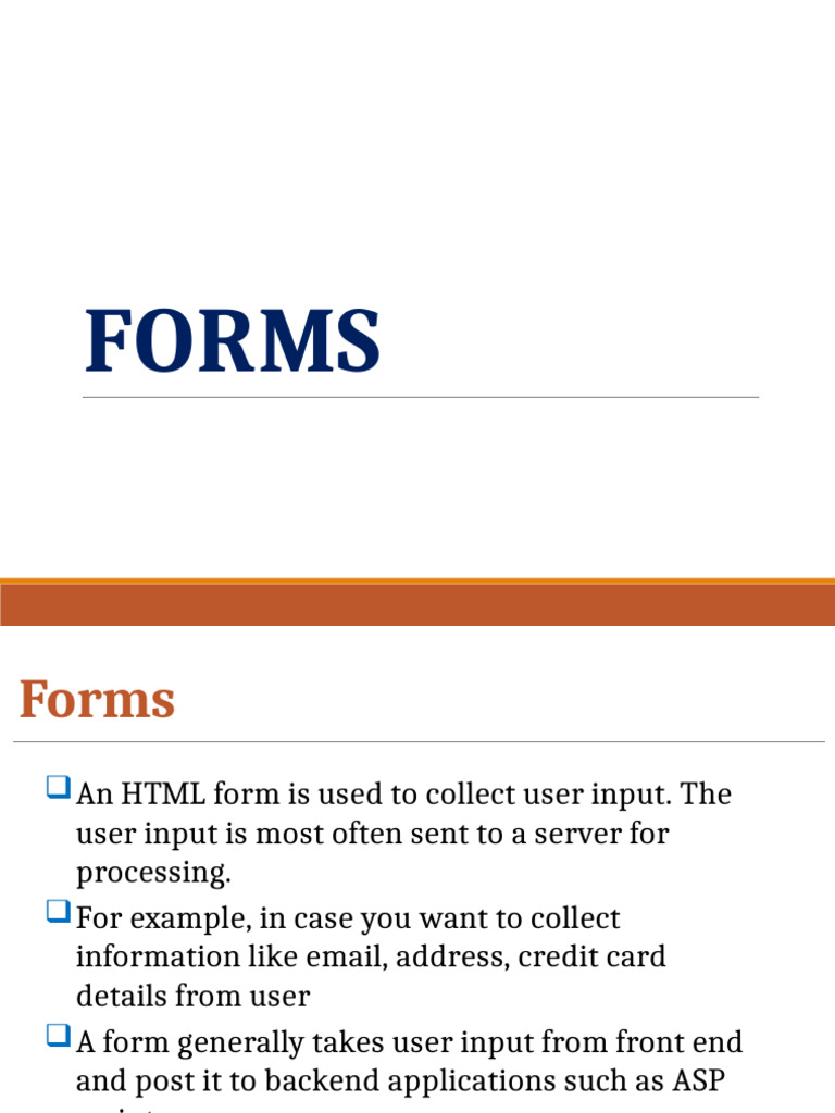 Introduction To Forms | PDF | Computing | Internet