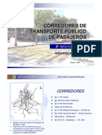 Corredores de Transporte (Reformabús)