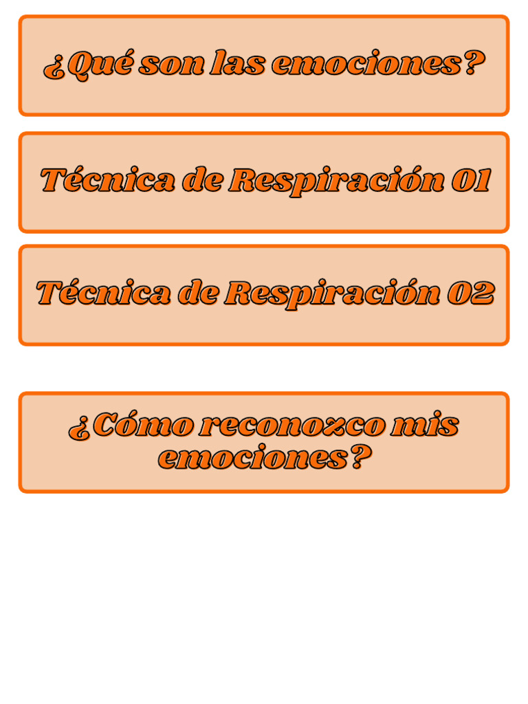 Reconocimiento y manejo de emociones | PDF | Las emociones | Temor