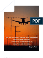 Safe and Sustainable Aviation in Africa Alignment of Policies, Regulations and Resources.