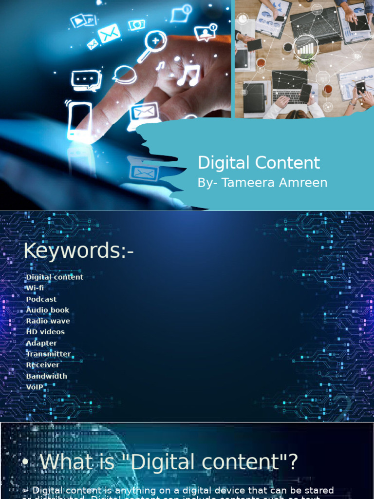 Understanding Digital Content Types | PDF