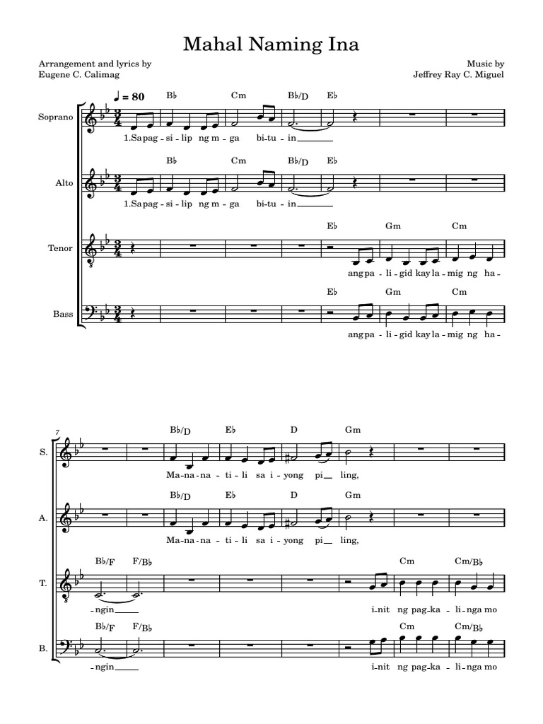 Mahal Naming Ina | PDF