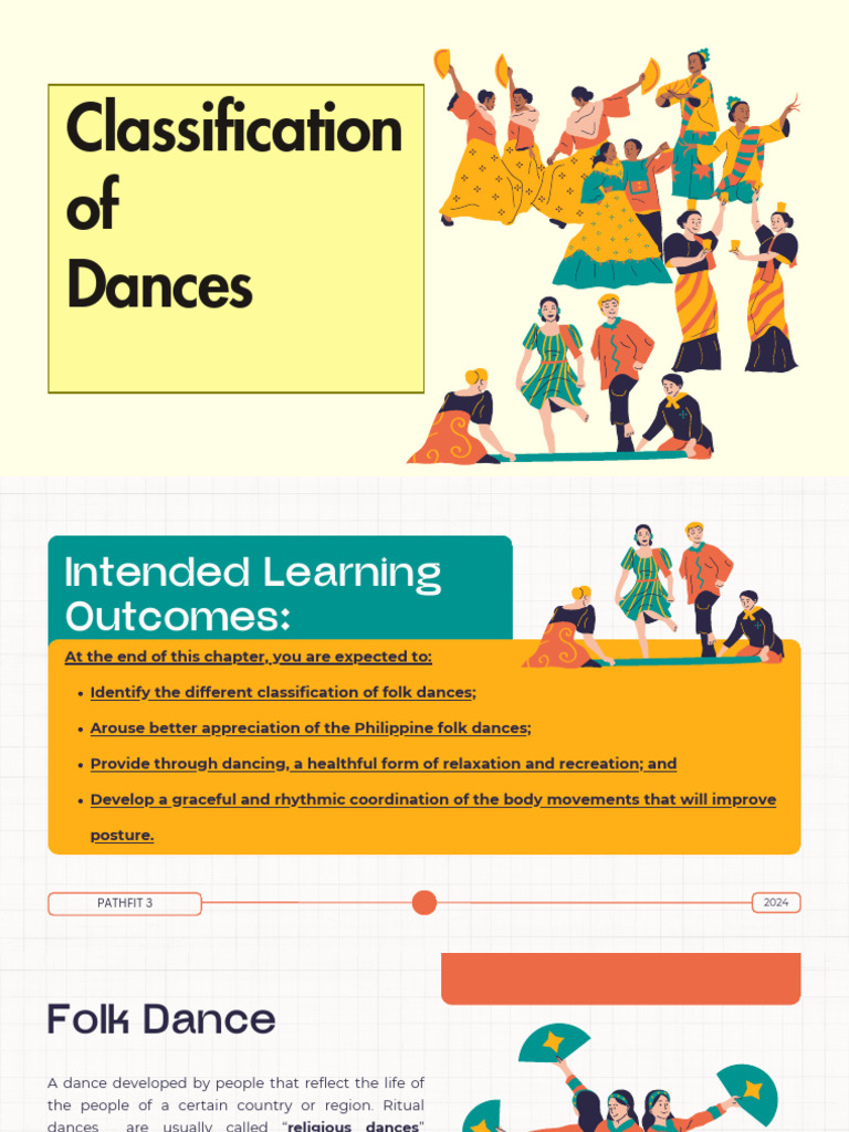Philippine Folk Dance Classifications | PDF | Dances | Philippines