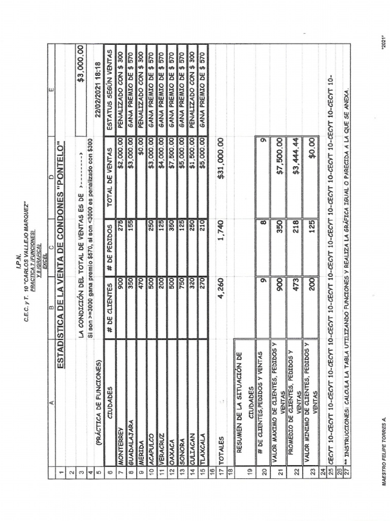 Prac 7 Excel | PDF