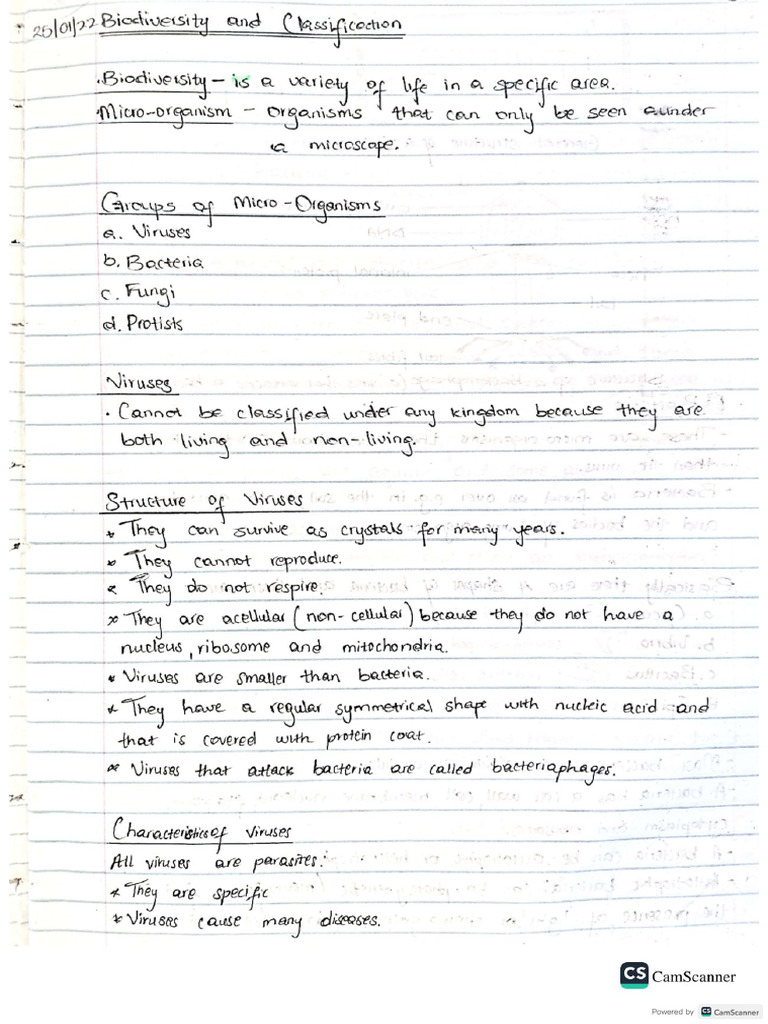 Life Sciences Notes | PDF