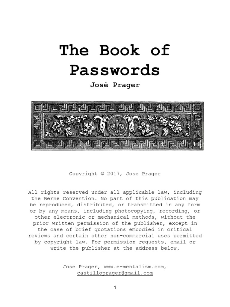Backwards Generation Of Passwords