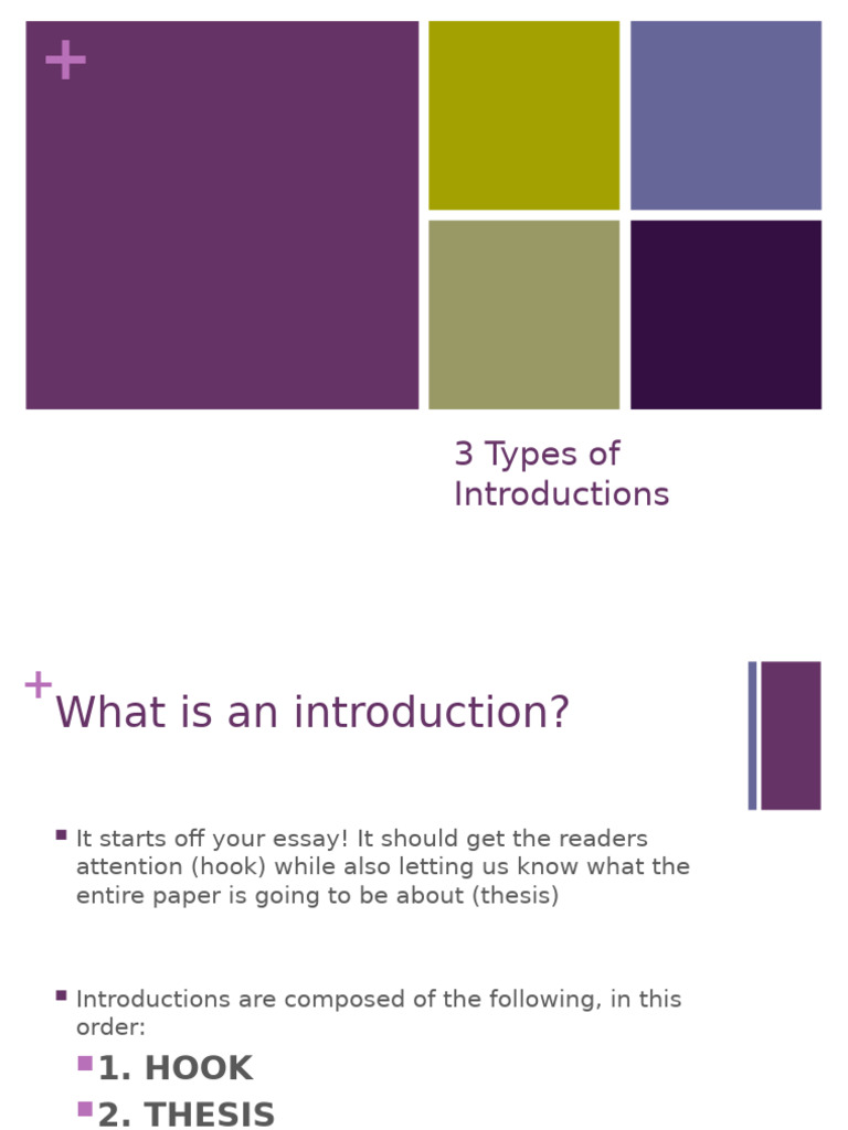 3 Types of Introductions | PDF | Pet | Cats
