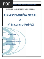 Edital Candidatura 41 AG 2012 Final