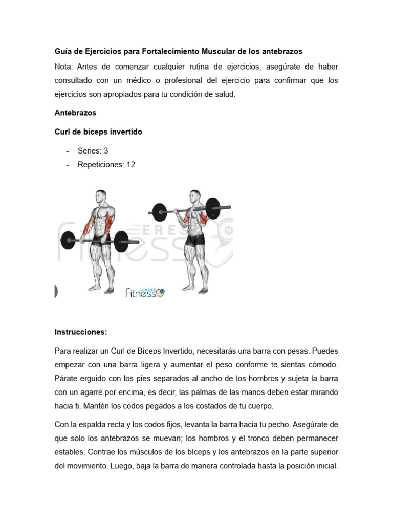 Fuerza Ante Brazos | PDF