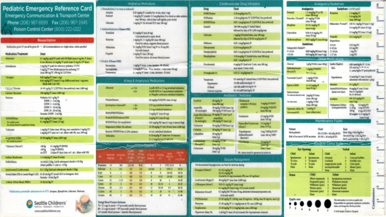 Pedia Emergency Card | PDF