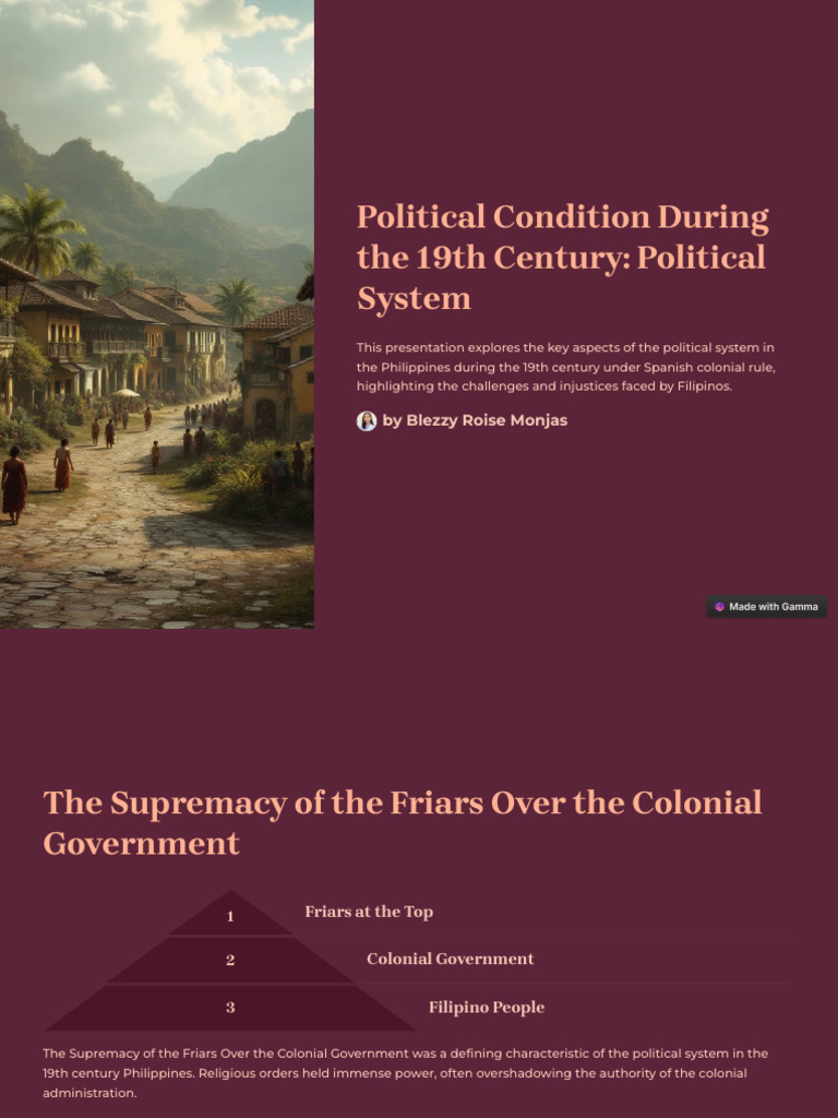 Political Condition During The 19th Century Political System | PDF ...