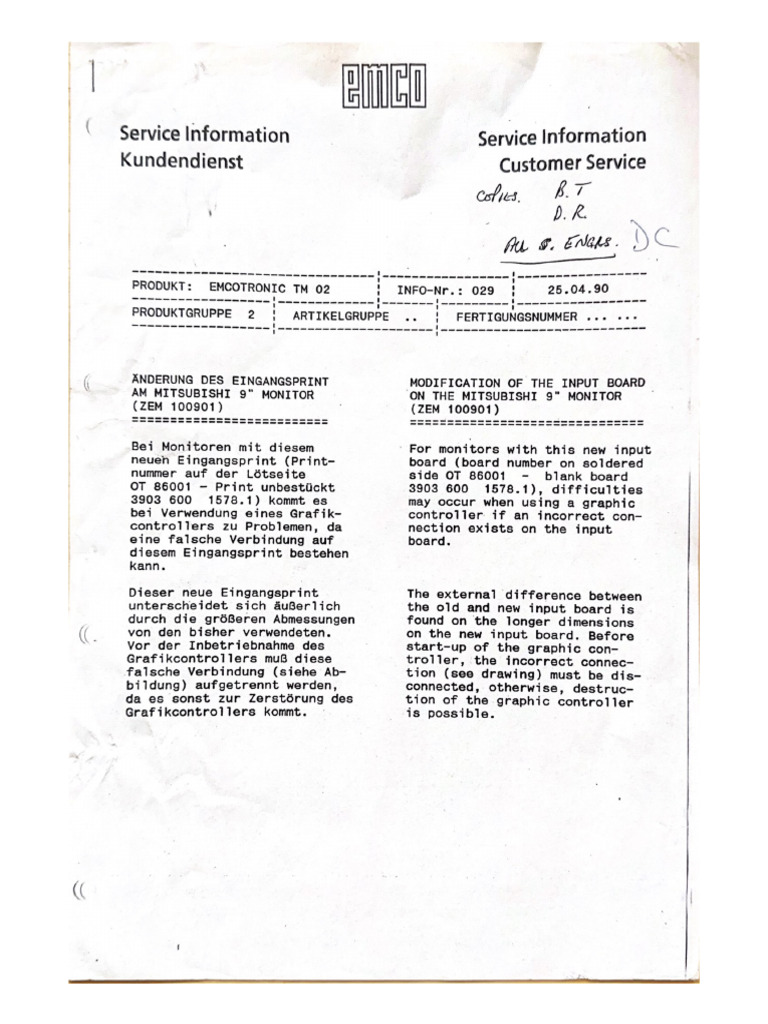 Service Info 029 | PDF