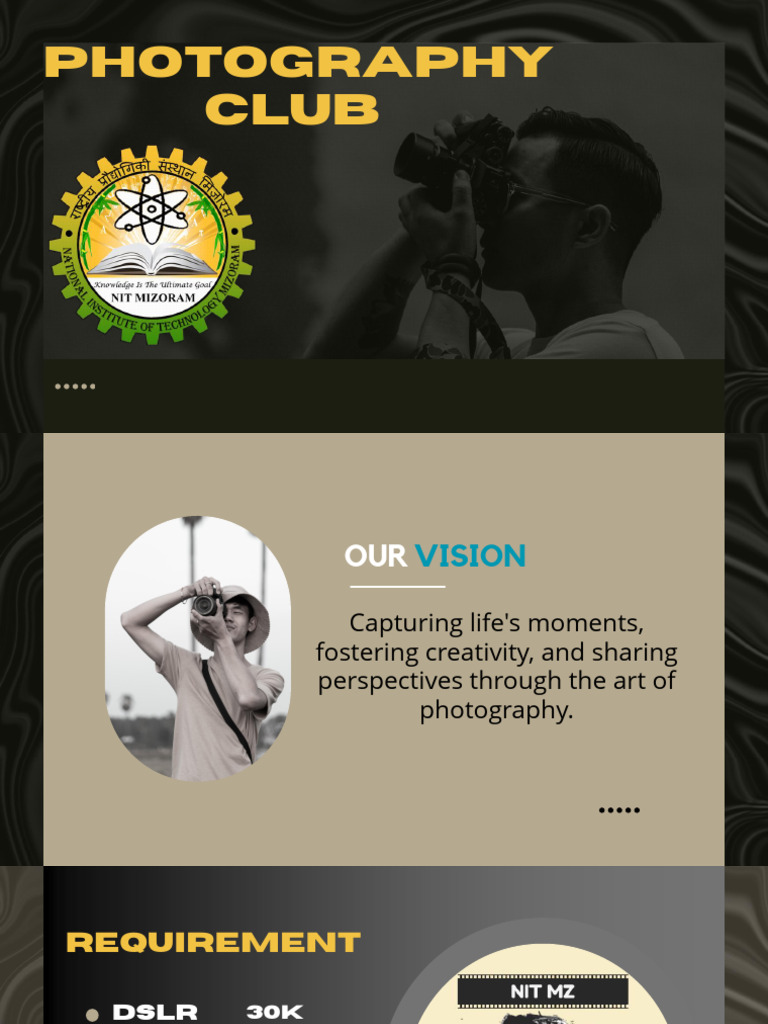 Photography Club Vision & Requirements | PDF